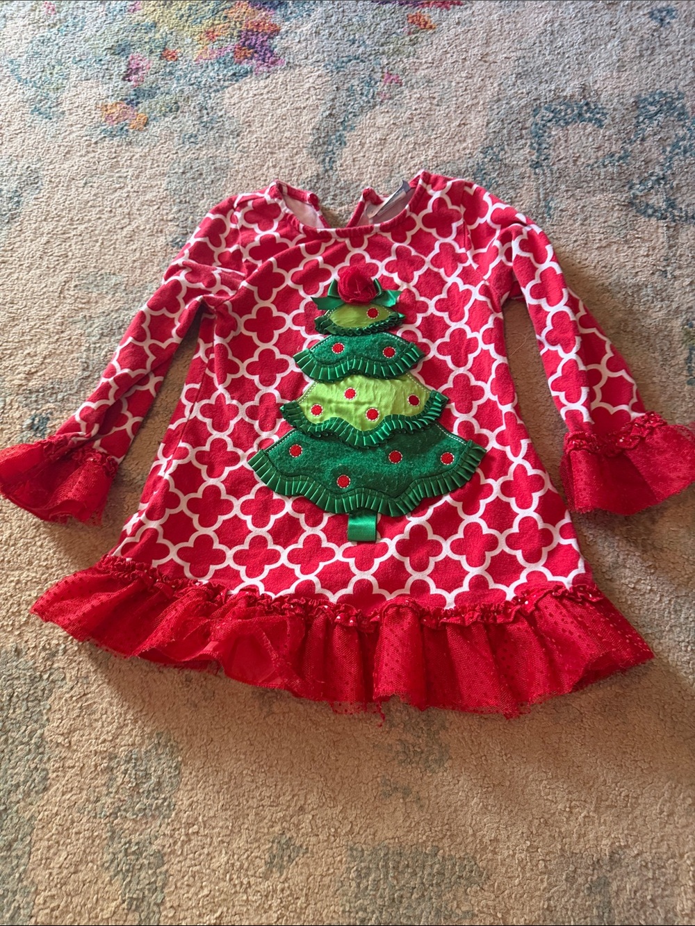 Red Girls Christmas Tree top-size 4